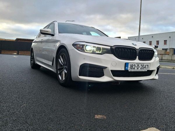 BMW 5-Series Estate, Diesel, 2018, White