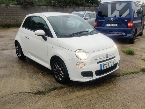Fiat 500 Hatchback, Petrol, 2013, White
