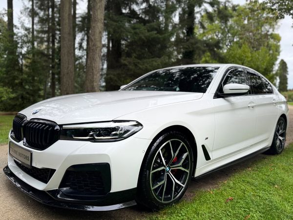 BMW 5-Series Saloon, Diesel, 2022, White