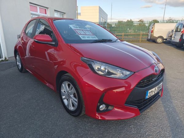 Toyota Yaris Hatchback, Petrol Hybrid, 2022, Red