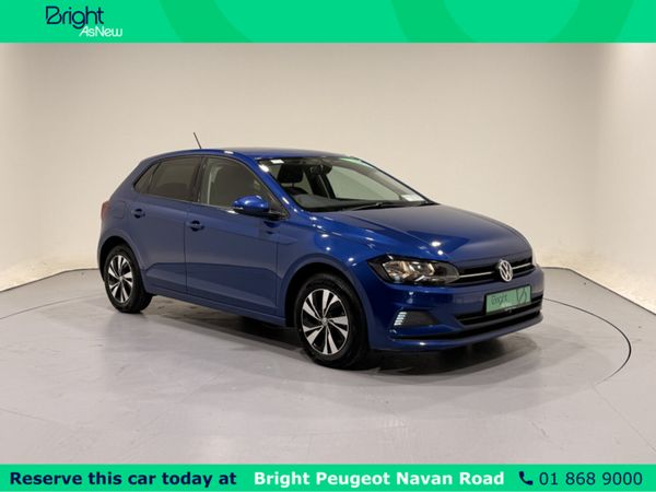 Volkswagen Polo Hatchback, Petrol, 2019, Blue