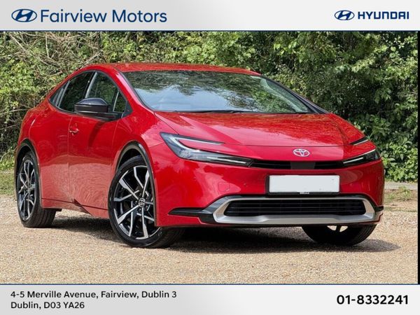 Toyota Prius Hatchback, Petrol Hybrid, 2023, Red