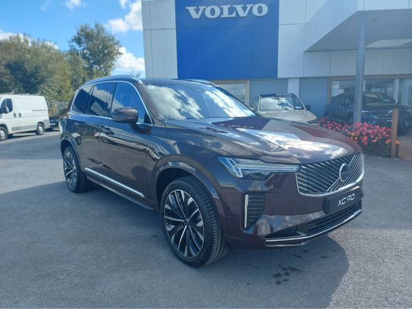 Volvo XC90 SUV, Petrol Plug-in Hybrid, 2025, Red