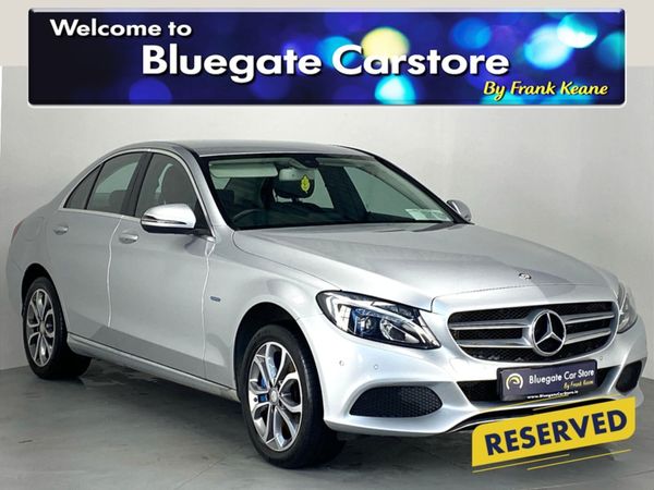 Mercedes-Benz C-Class Saloon, Petrol Plug-in Hybrid, 2017, Silver
