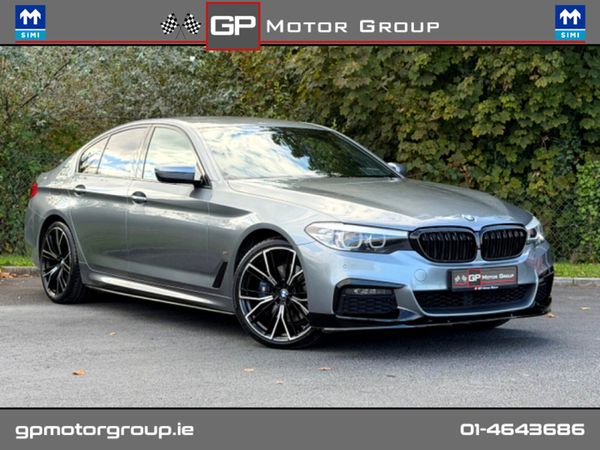 BMW 5-Series Saloon, Petrol Plug-in Hybrid, 2018, Blue