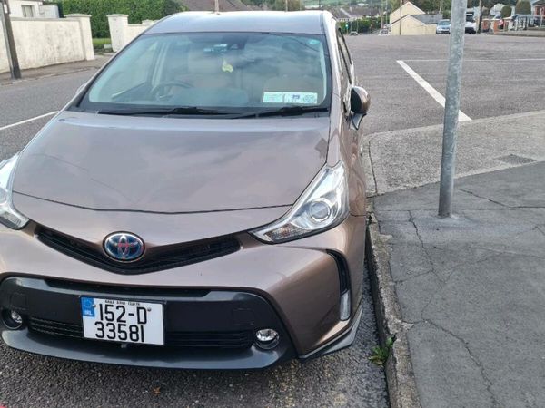 Toyota Prius MPV, Petrol Hybrid, 2015, Brown