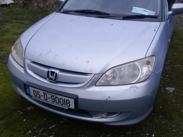 Honda Civic Saloon, Petrol Hybrid, 2005, Silver