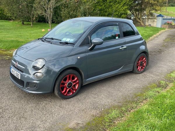 Fiat 500 Hatchback, Petrol, 2014, Grey
