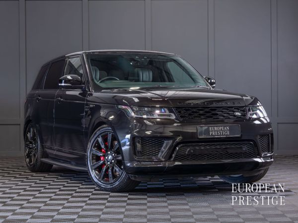 Land Rover Range Rover Sport SUV, Petrol Plug-in Hybrid, 2021, Black