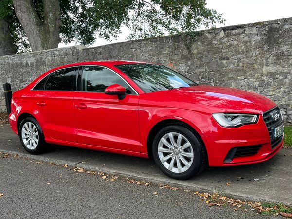 Audi A3 Saloon, Petrol, 2015, Red