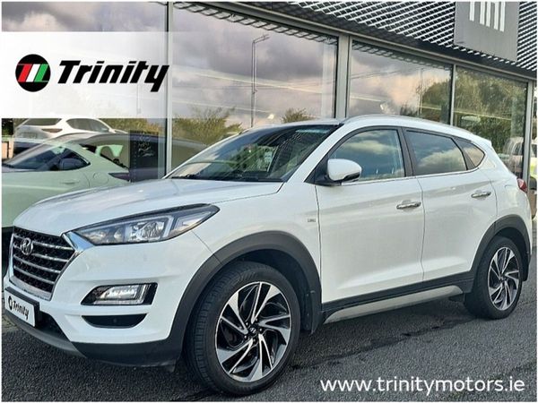 Hyundai Tucson SUV, Diesel Hybrid, 2020, White