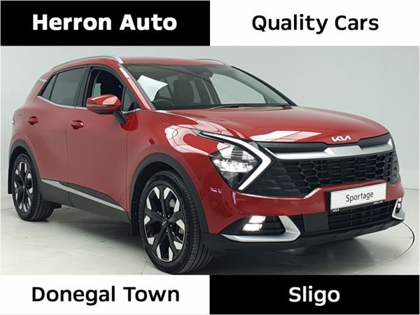 Kia Sportage SUV, Petrol Plug-in Hybrid, 2023, Red