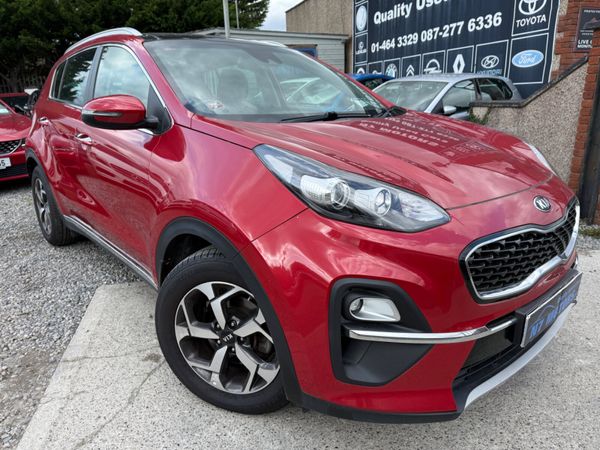 Kia Sportage SUV, Diesel Hybrid, 2020, Red