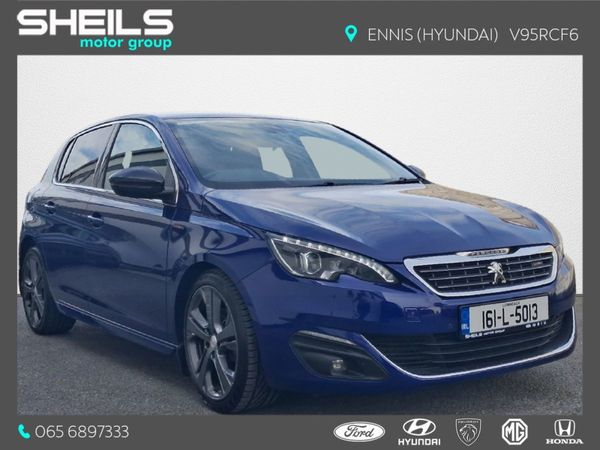Peugeot 308 Hatchback, Diesel, 2016, Blue