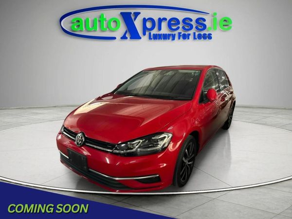 Volkswagen Golf Hatchback, Petrol, 2018, Red