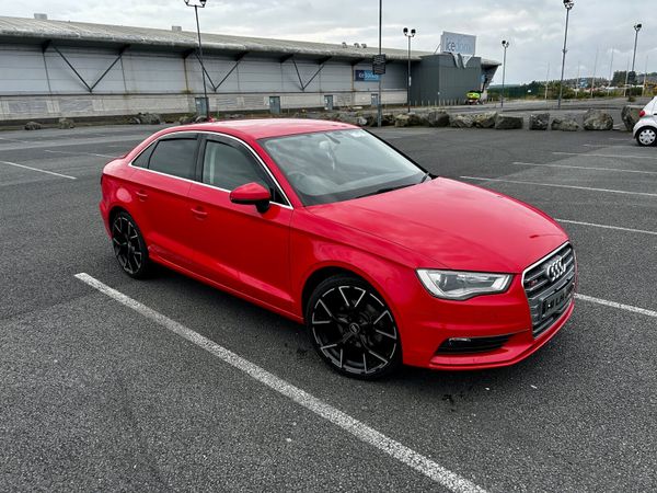Audi A3 Saloon, Petrol, 2014, Red