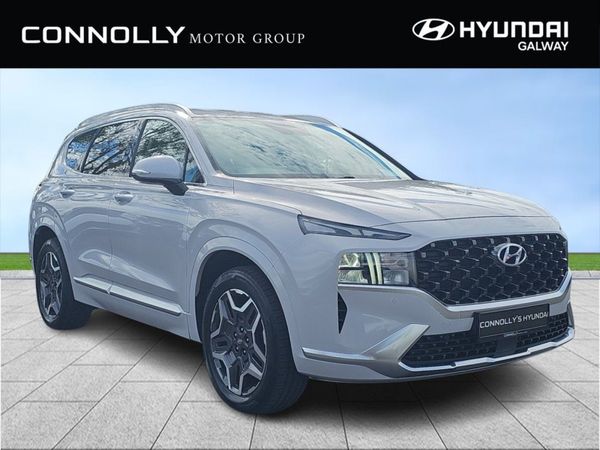 Hyundai Santa Fe SUV, Petrol Plug-in Hybrid, 2021, White