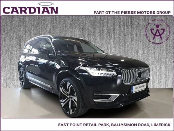 Volvo XC90 SUV, Petrol Plug-in Hybrid, 2024, Black