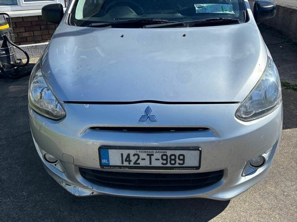 Mitsubishi Space Star Hatchback, Petrol, 2014, Silver