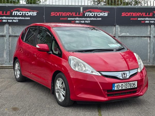 Honda Fit Hatchback, Petrol Hybrid, 2010, Red