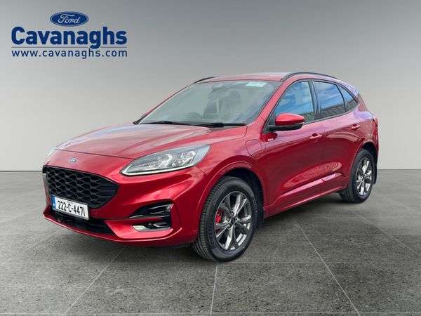 Ford Kuga SUV, Petrol Hybrid, 2022, Red