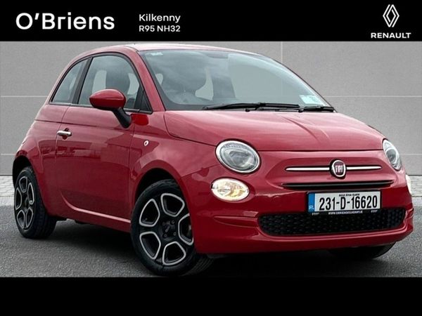 Fiat 500 Hatchback, Petrol, 2023, Red
