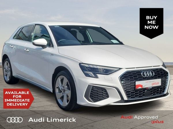 Audi A3 Hatchback, Petrol Hybrid, 2024, White