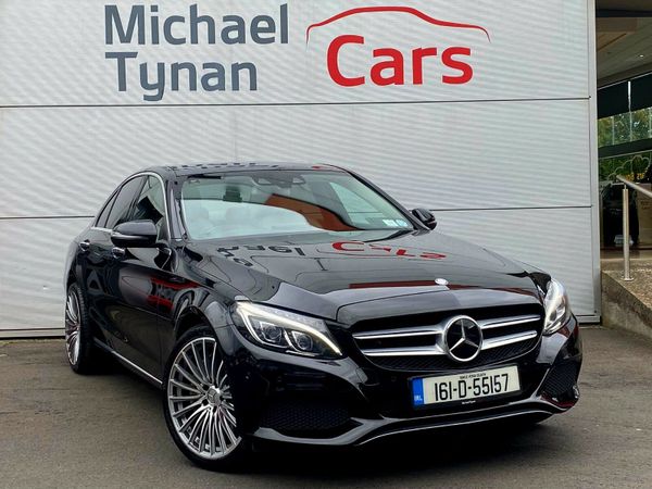 Mercedes-Benz C-Class Saloon, Petrol Plug-in Hybrid, 2016, Black