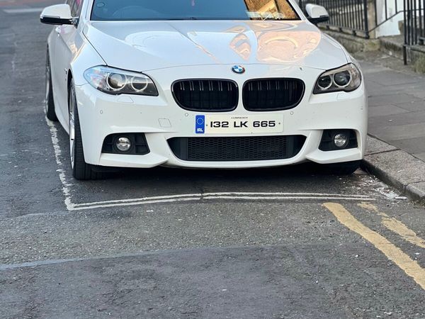 BMW 5-Series Saloon, Diesel, 2013, White