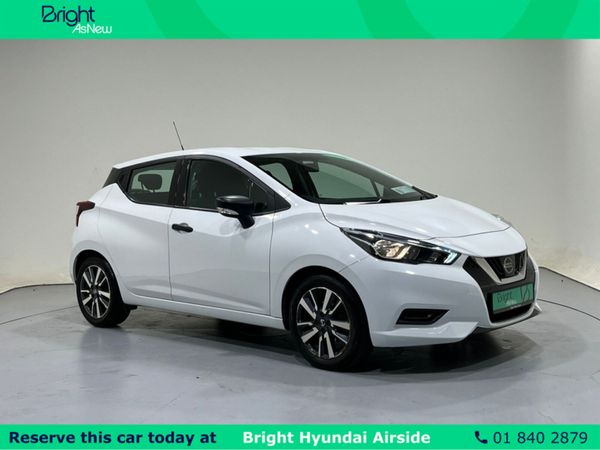 Nissan Micra Hatchback, Petrol, 2018, White