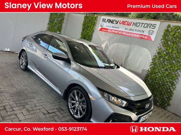 Honda Civic Hatchback, Petrol, 2017, Silver