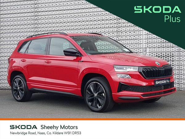 Skoda Karoq Estate, Petrol, 2025, Red