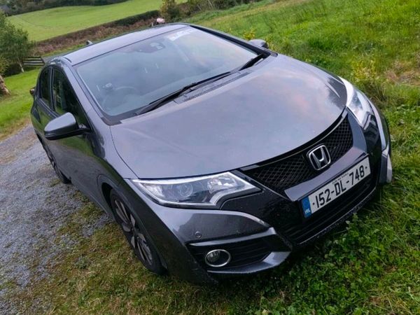 Honda Civic Hatchback, Petrol, 2015, Grey