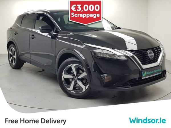 Nissan Qashqai MPV, Petrol Hybrid, 2023, Black