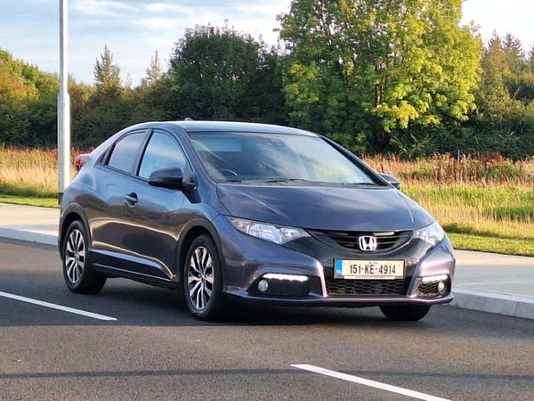 Honda Civic Hatchback, Diesel, 2015, Blue