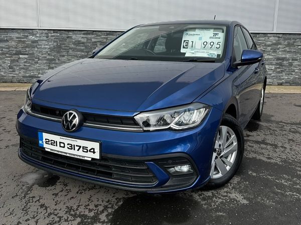 Volkswagen Polo Hatchback, Petrol, 2022, Blue