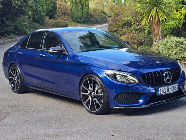Mercedes-Benz C-Class Saloon, Diesel, 2018, Blue
