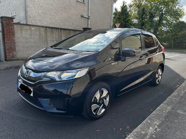 Honda Fit Hatchback, Petrol Hybrid, 2015, Black