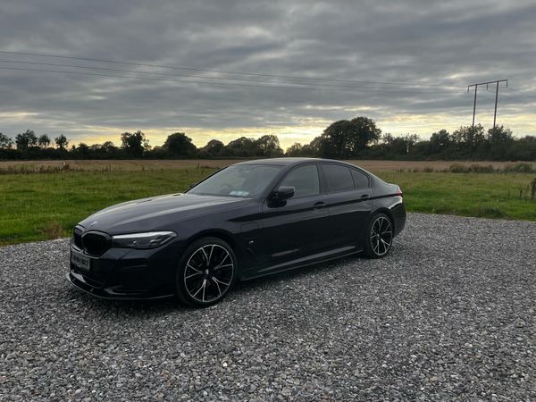 BMW 5-Series Saloon, Petrol Plug-in Hybrid, 2021, Black