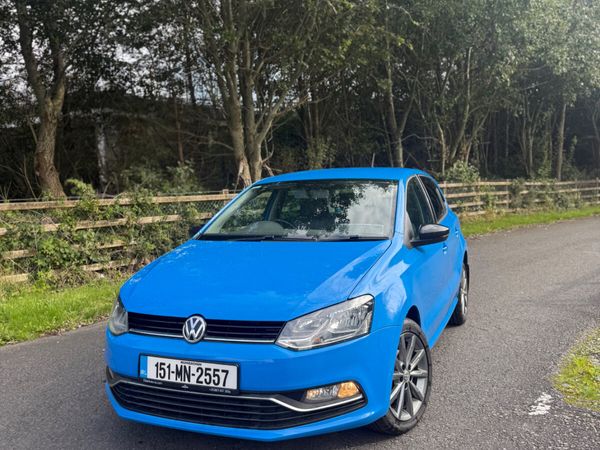 Volkswagen Polo Hatchback, Petrol, 2015, Blue