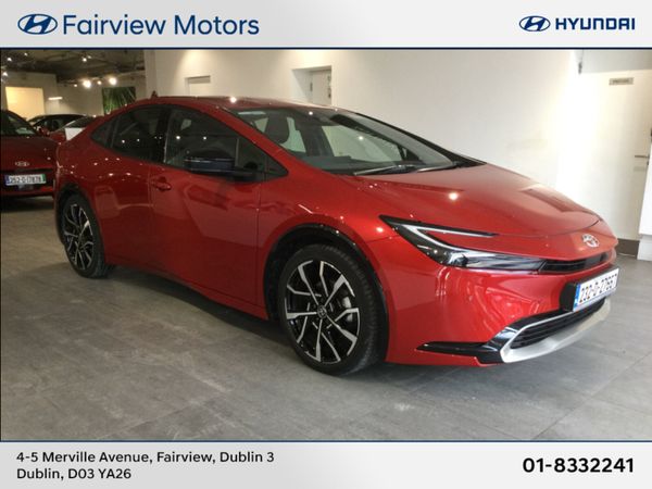 Toyota Prius Hatchback, Petrol Hybrid, 2023, Red