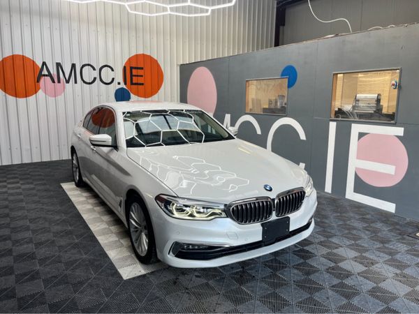 BMW 5-Series Saloon, Petrol Plug-in Hybrid, 2018, White