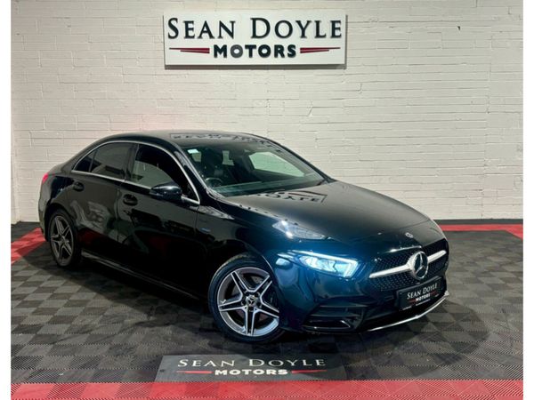 Mercedes-Benz A-Class Saloon, Petrol Hybrid, 2020, Black