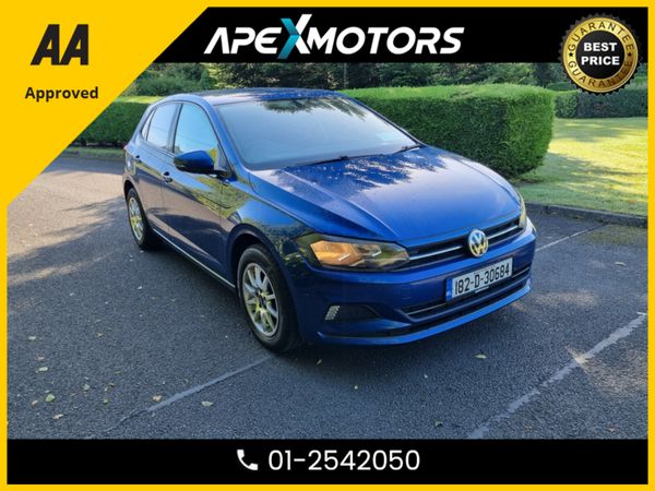 Volkswagen Polo Hatchback, Petrol, 2018, Blue