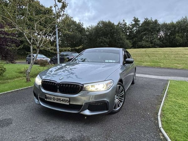 BMW 5-Series Saloon, Petrol Plug-in Hybrid, 2018, Blue