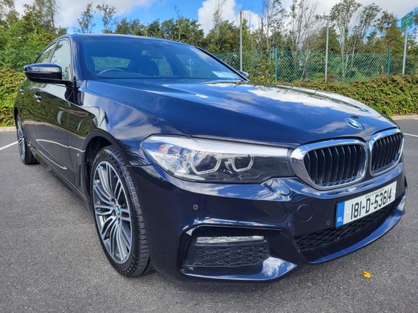 BMW 5-Series Saloon, Petrol Plug-in Hybrid, 2018, Black