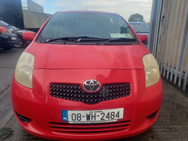 Toyota Yaris Hatchback, Petrol, 2008, Red