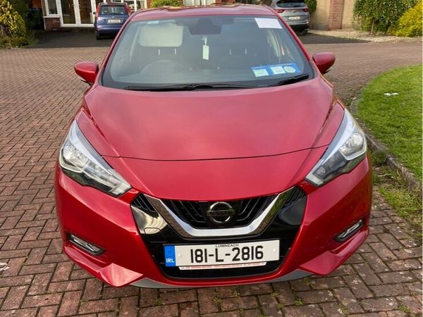 Nissan Micra Hatchback, Petrol, 2018, Red
