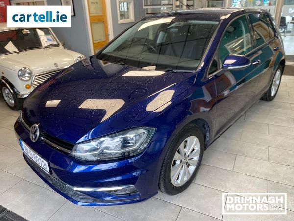 Volkswagen Golf Hatchback, Petrol, 2018, Blue