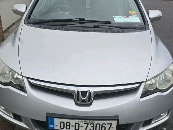 Honda Civic Saloon, Petrol Hybrid, 2008, Silver